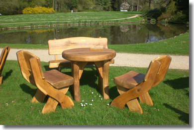 rustikele Sitzgruppe 8 cm